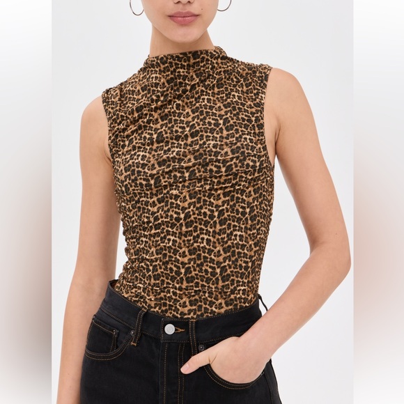 Miaou Cam Top in Leopard